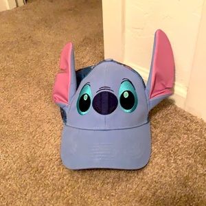 Disneyland Stitch Baseball Hat with Plush Ears